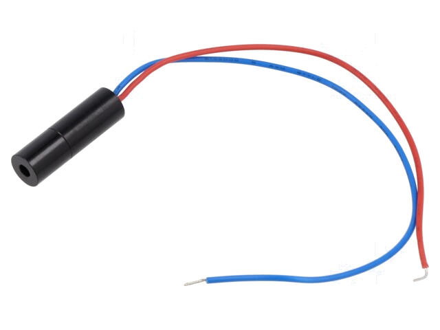 Module: laser; 2,5mW; rood; lijn; 635nm; 2,7÷3,3VDC; 20÷60mA; 45° Module: laser; 2,5mW; rood; lijn; 635nm; 2,7÷3,3VDC; 20÷60mA; 45°